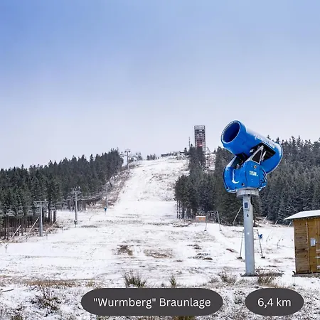 Апартаменты Mitten Im Harz, Skipistennaehe, Wanderwege Zum Brocken